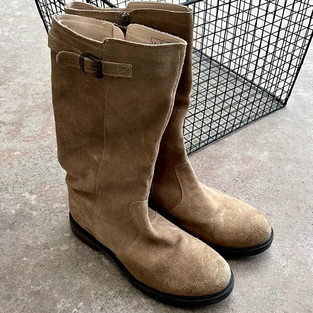 Girls Tall Suede Boots